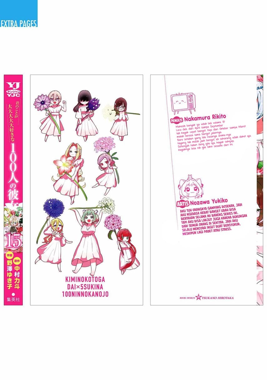 Kimi no Koto ga Dai Dai Dai Dai Daisuki na 100-ri no Kanojo Chapter 131.5 Bahasa Indonesia